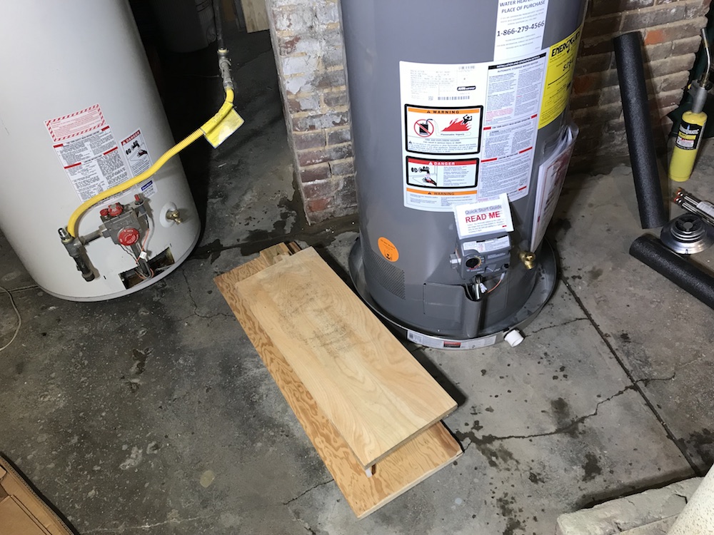 replace a water heater