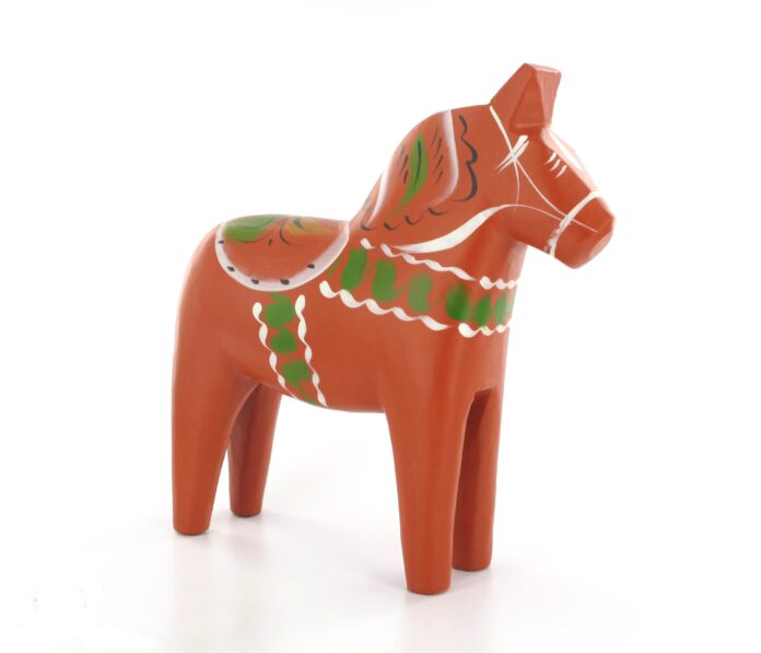 Image of a Swedish wooden Dalahäst horse