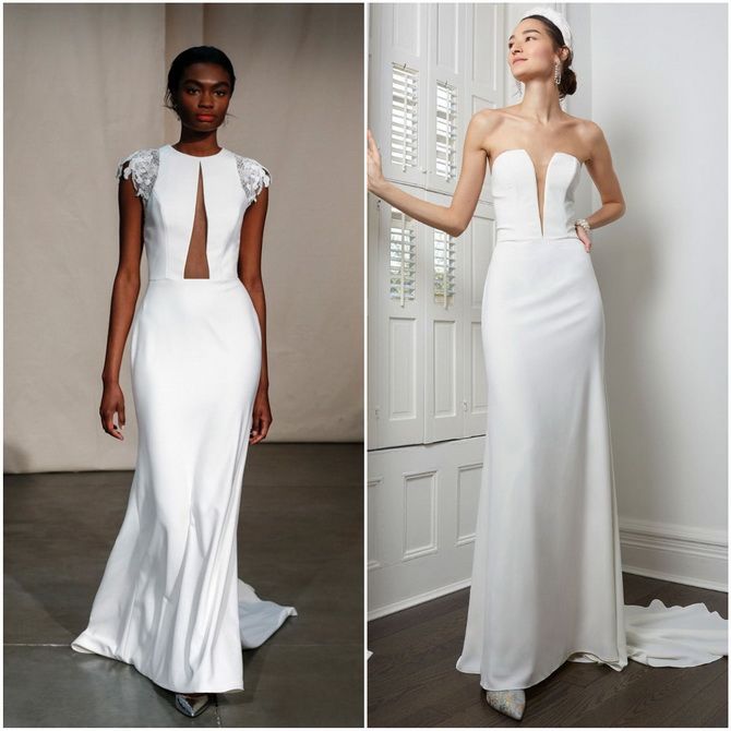 свадебные платья 2020 модные тенденции фото