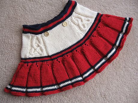 Вязанная спицами юбка для девочки Ассоль. Вязание спицами.
