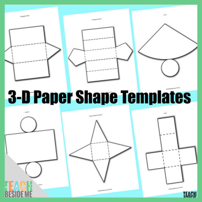 Paper 3-D Shapes from Teach Beside Me