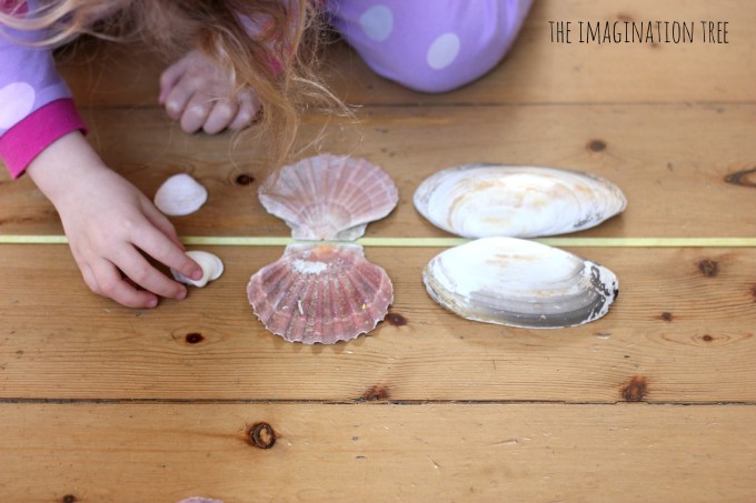 Simple pattern making with shells
