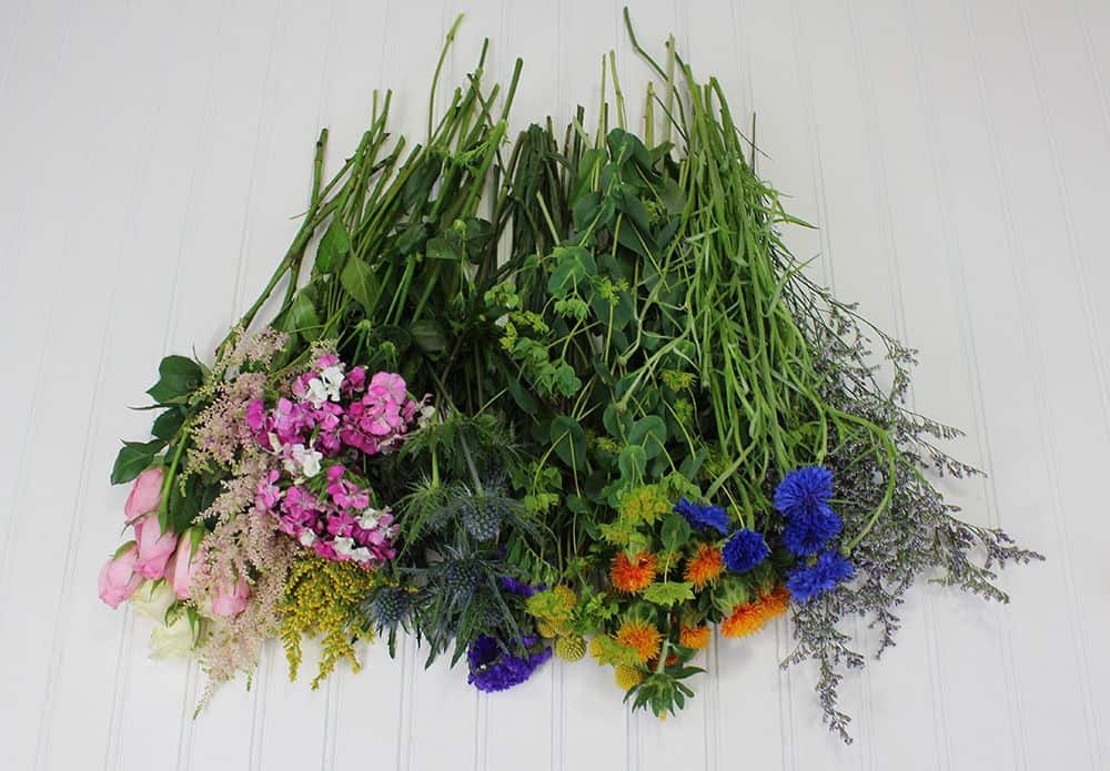 how to make a wildflower bouquet - flowers cut 1000