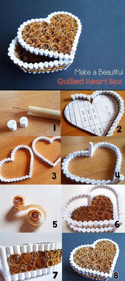 DIY : Heart Shaped Crafts Step by Step Tutorial